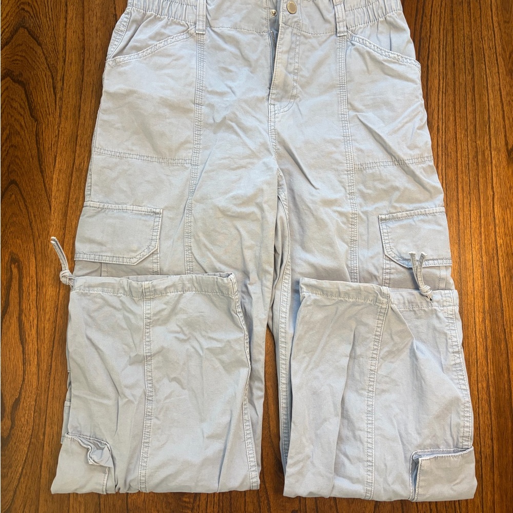 Pull&Bear Pale Blue Casual Pants